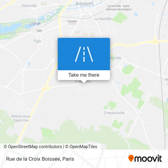 Rue de la Croix Boissée map