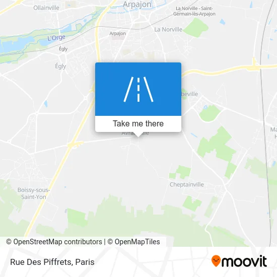 Rue Des Piffrets map