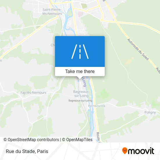 Mapa Rue du Stade