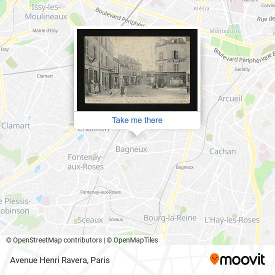 Mapa Avenue Henri Ravera