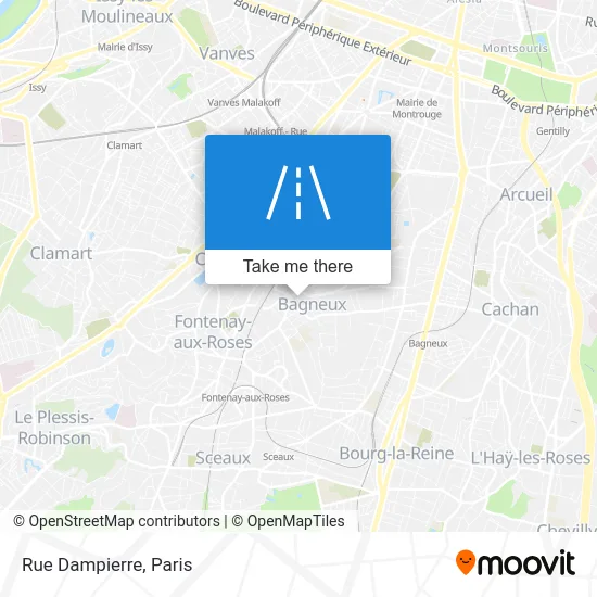 Rue Dampierre map