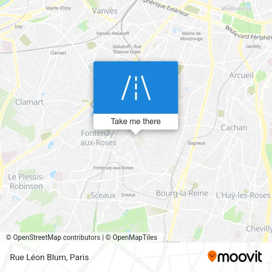 Rue Léon Blum map