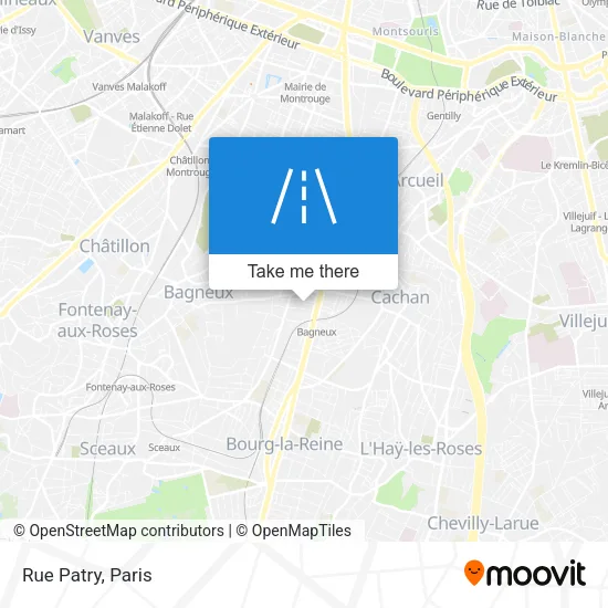 Rue Patry map