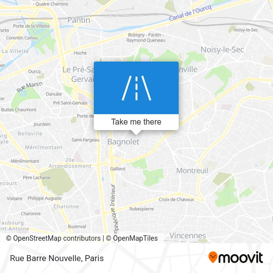 Rue Barre Nouvelle map