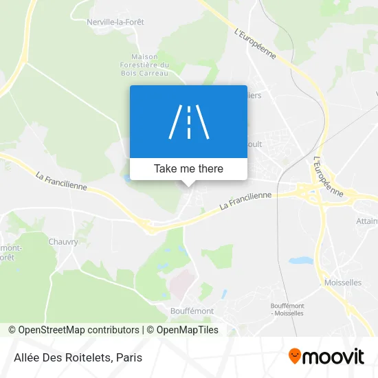 Allée Des Roitelets map