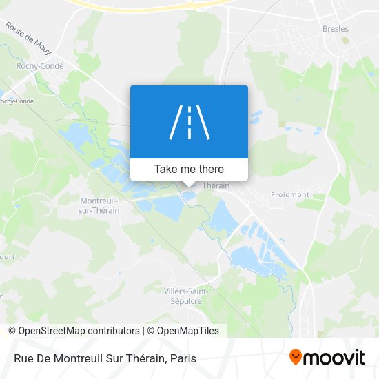 Rue De Montreuil Sur Thérain map