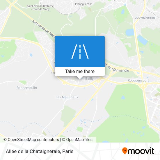 Allée de la Chataigneraie map