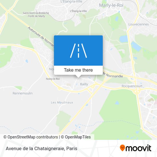 Avenue de la Chataigneraie map