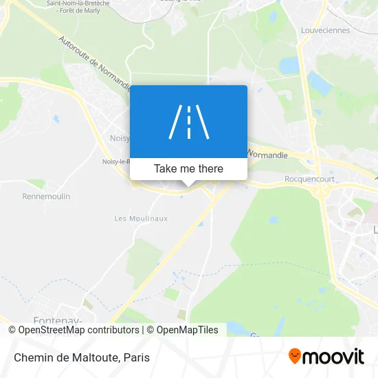 Chemin de Maltoute map