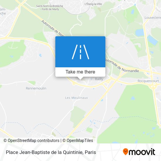 Place Jean-Baptiste de la Quintinie map