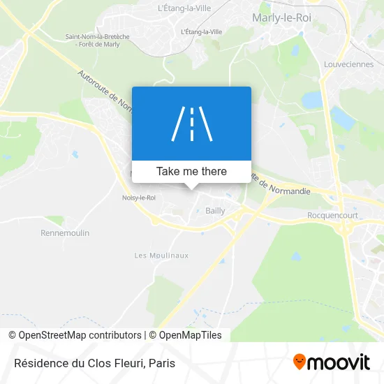 Résidence du Clos Fleuri map