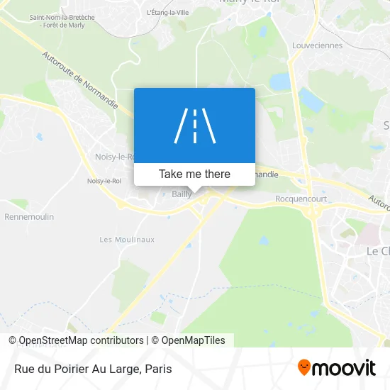 Rue du Poirier Au Large map