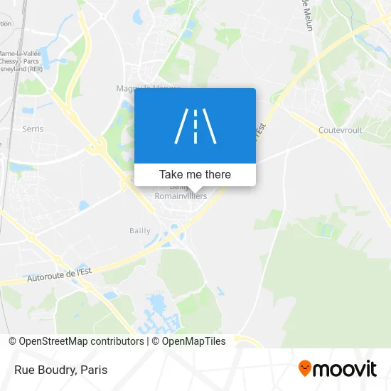 Rue Boudry map