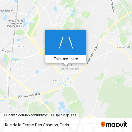 Rue de la Ferme Des Champs map