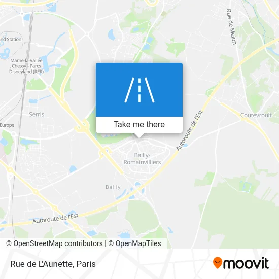 Rue de L'Aunette map