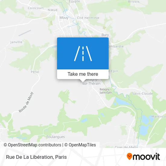 Rue De La Libération map