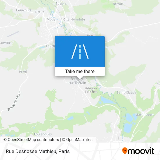Rue Desnosse Mathieu map