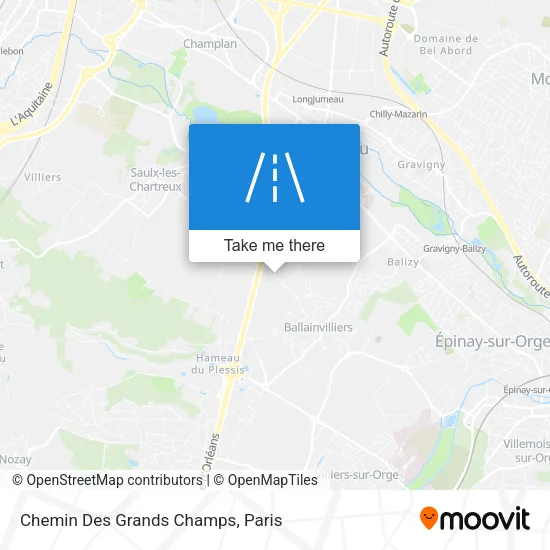 Chemin Des Grands Champs map