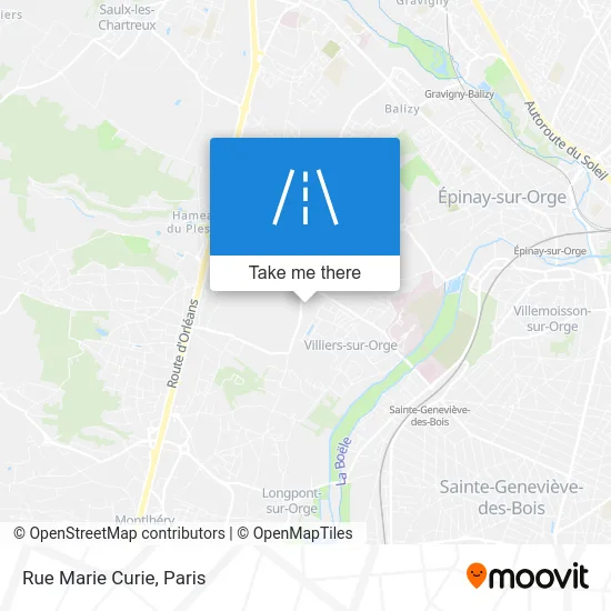 Rue Marie Curie map