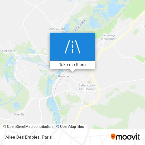 Allée Des Érables map