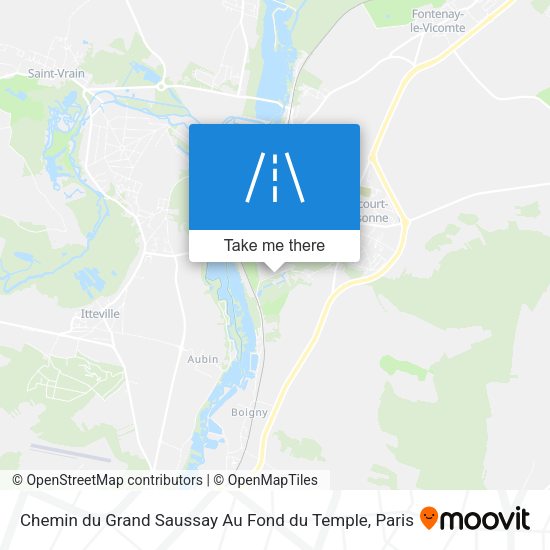 Chemin du Grand Saussay Au Fond du Temple map