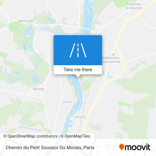 Chemin du Petit Soussoi Ou Morais map