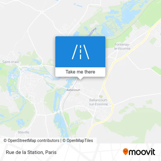 Rue de la Station map