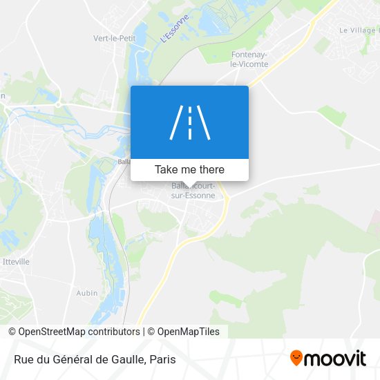 Rue du Général de Gaulle map