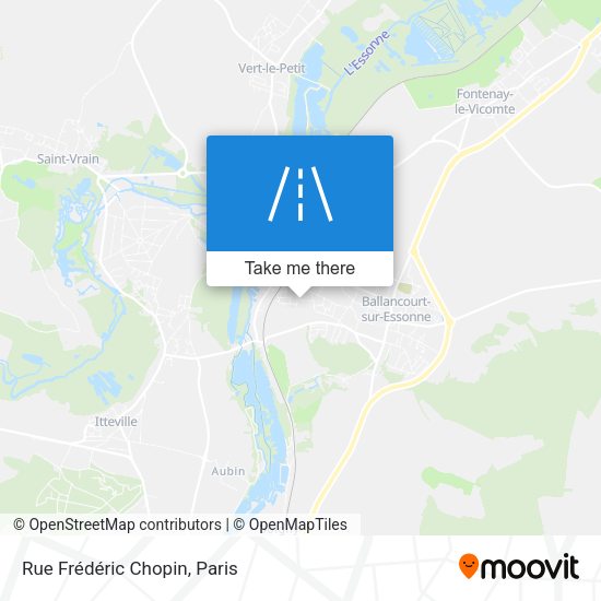 Rue Frédéric Chopin map