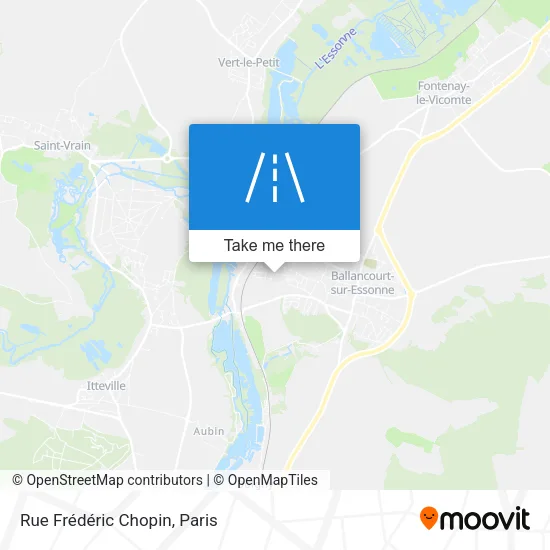 Rue Frédéric Chopin map