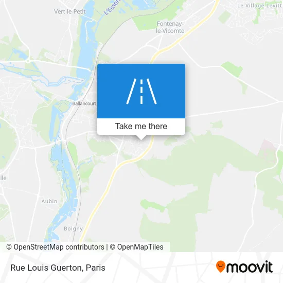 Rue Louis Guerton map