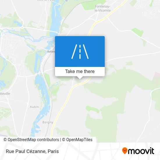 Rue Paul Cézanne map