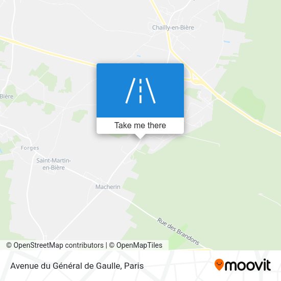 Avenue du Général de Gaulle map
