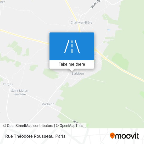 Rue Théodore Rousseau map