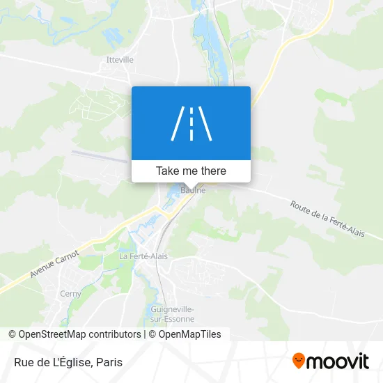 Rue de L'Église map