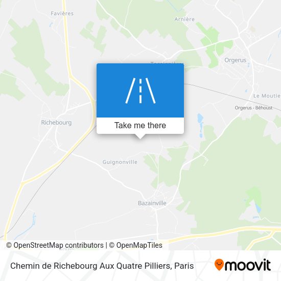 Chemin de Richebourg Aux Quatre Pilliers map