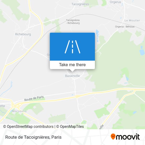 Route de Tacoignières map