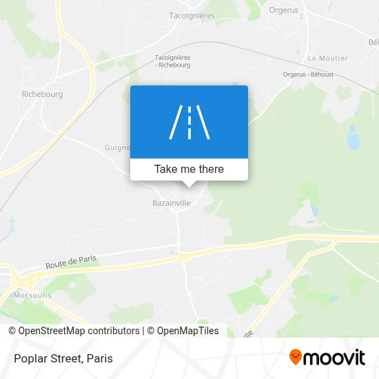 Rue Des Peupliers map