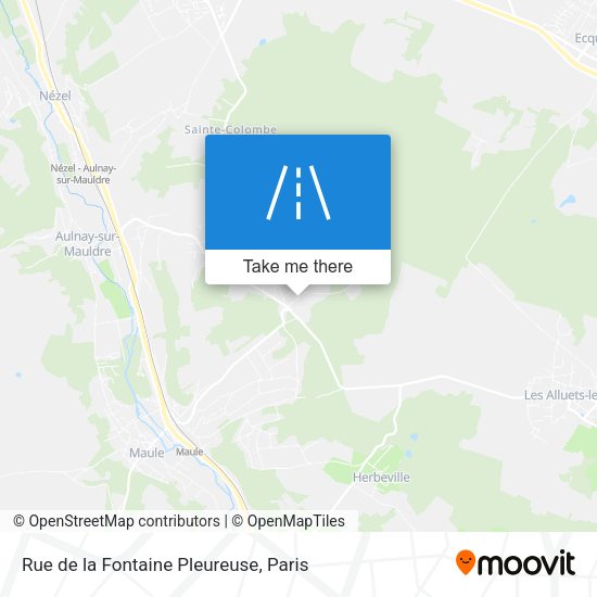 Rue de la Fontaine Pleureuse map