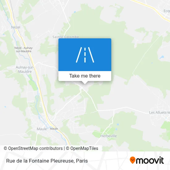 Rue de la Fontaine Pleureuse map