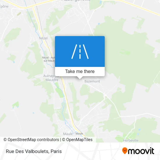 Rue Des Valboulets map