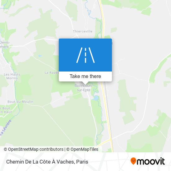 Chemin De La Côte À Vaches map