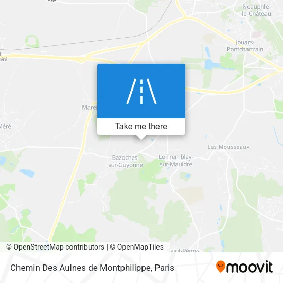 Chemin Des Aulnes de Montphilippe map