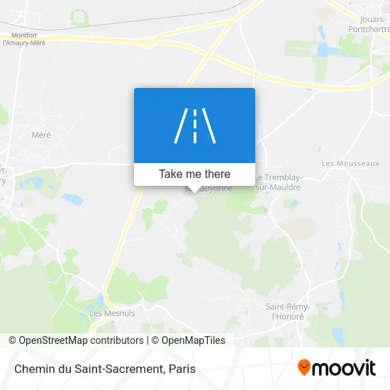 Chemin du Saint-Sacrement map