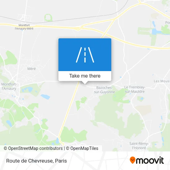 Route de Chevreuse map