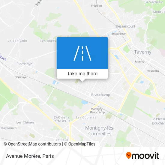 Avenue Morère map
