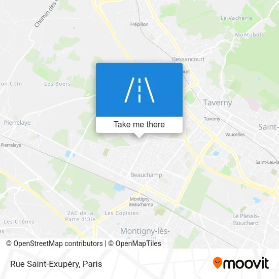 Rue Saint-Exupéry map