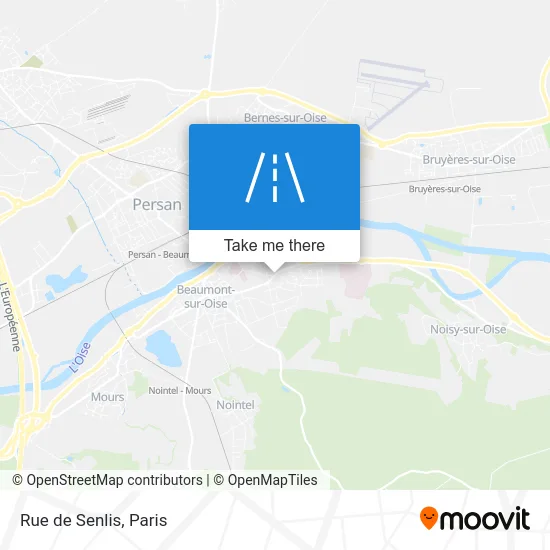 Rue de Senlis map