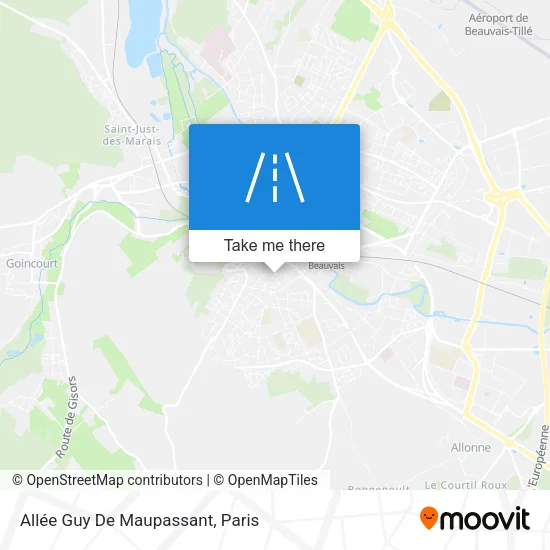 Allée Guy De Maupassant map