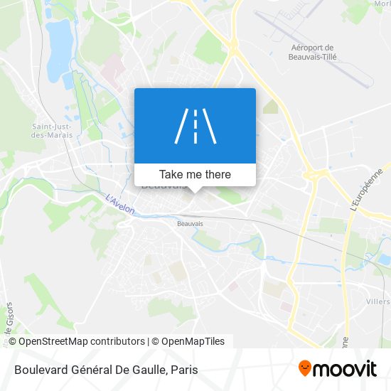 Mapa Boulevard Général De Gaulle